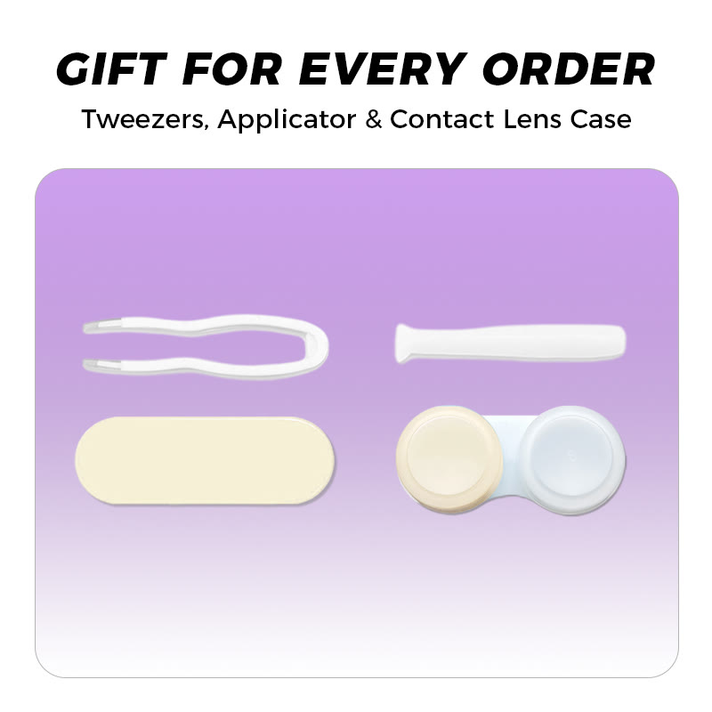 Dollpoison Snowflakes Red Yearly Cosplay Prescription Colored Contacts - image 4