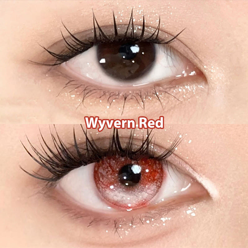 Dollpoison Wyvern Red 6-Month Cosplay Colored Contacts - image 5
