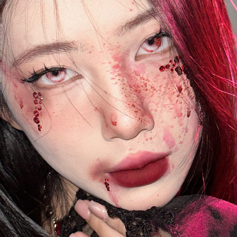 Dollpoison Wyvern Red 6-Month Cosplay Colored Contacts - image 7