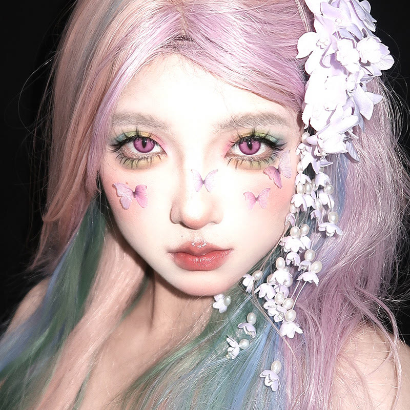 Dollpoison Dragon Soul Violet 1-Day Cosplay Colored Contacts - image 7