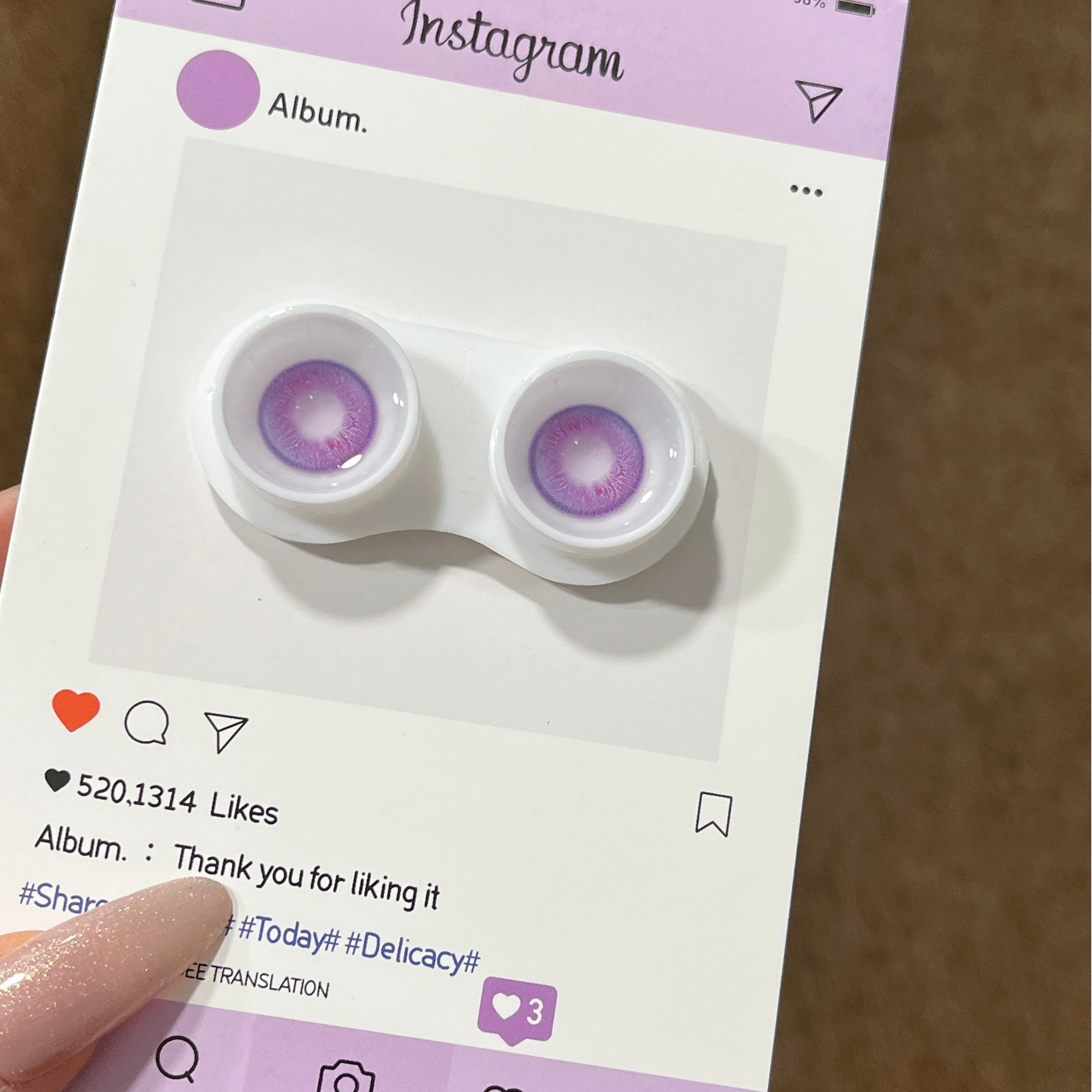 Dollpoison Gleam Violet 1-Day Cosplay Colored Contacts - image 4