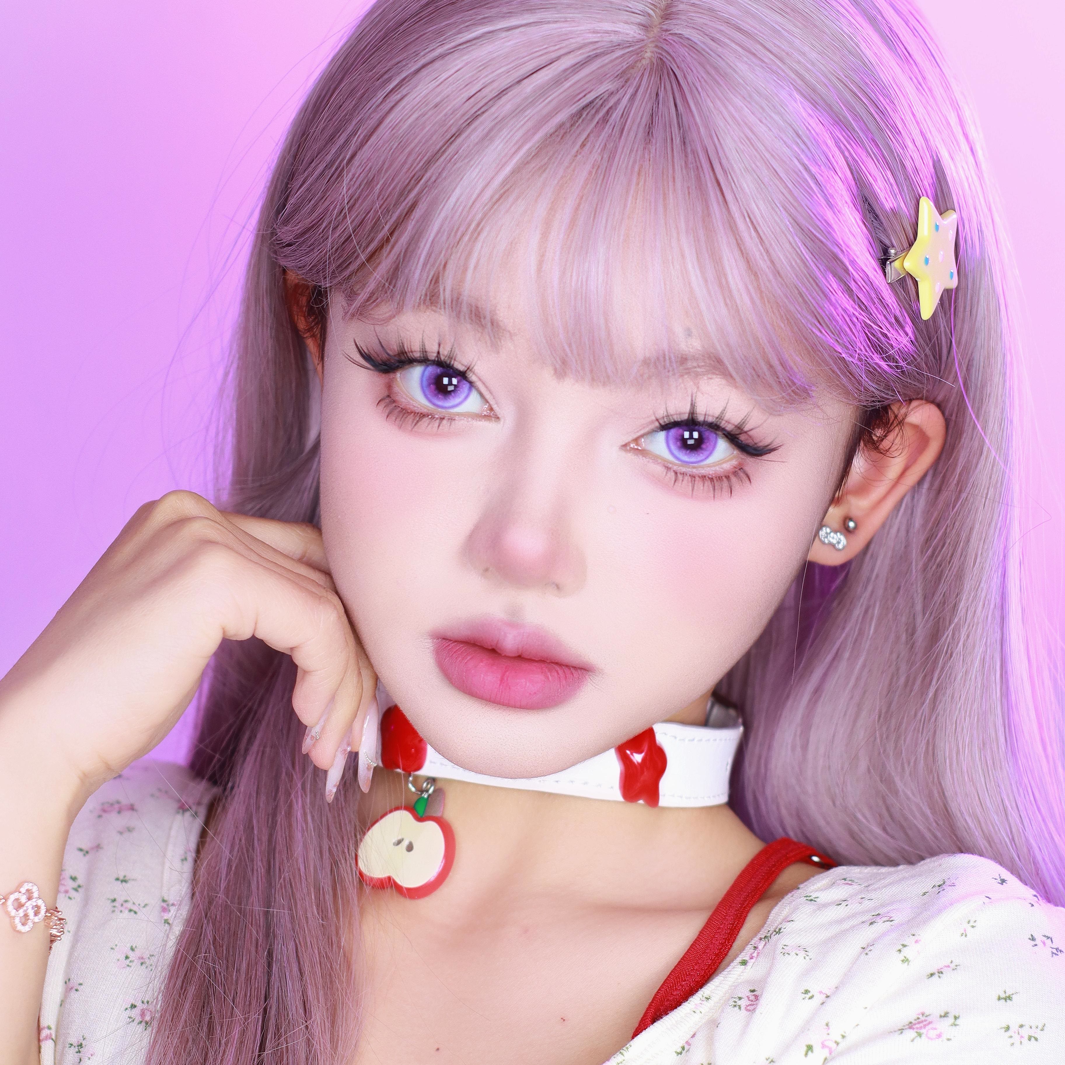 Dollpoison Gleam Violet 1-Day Cosplay Colored Contacts - image 3