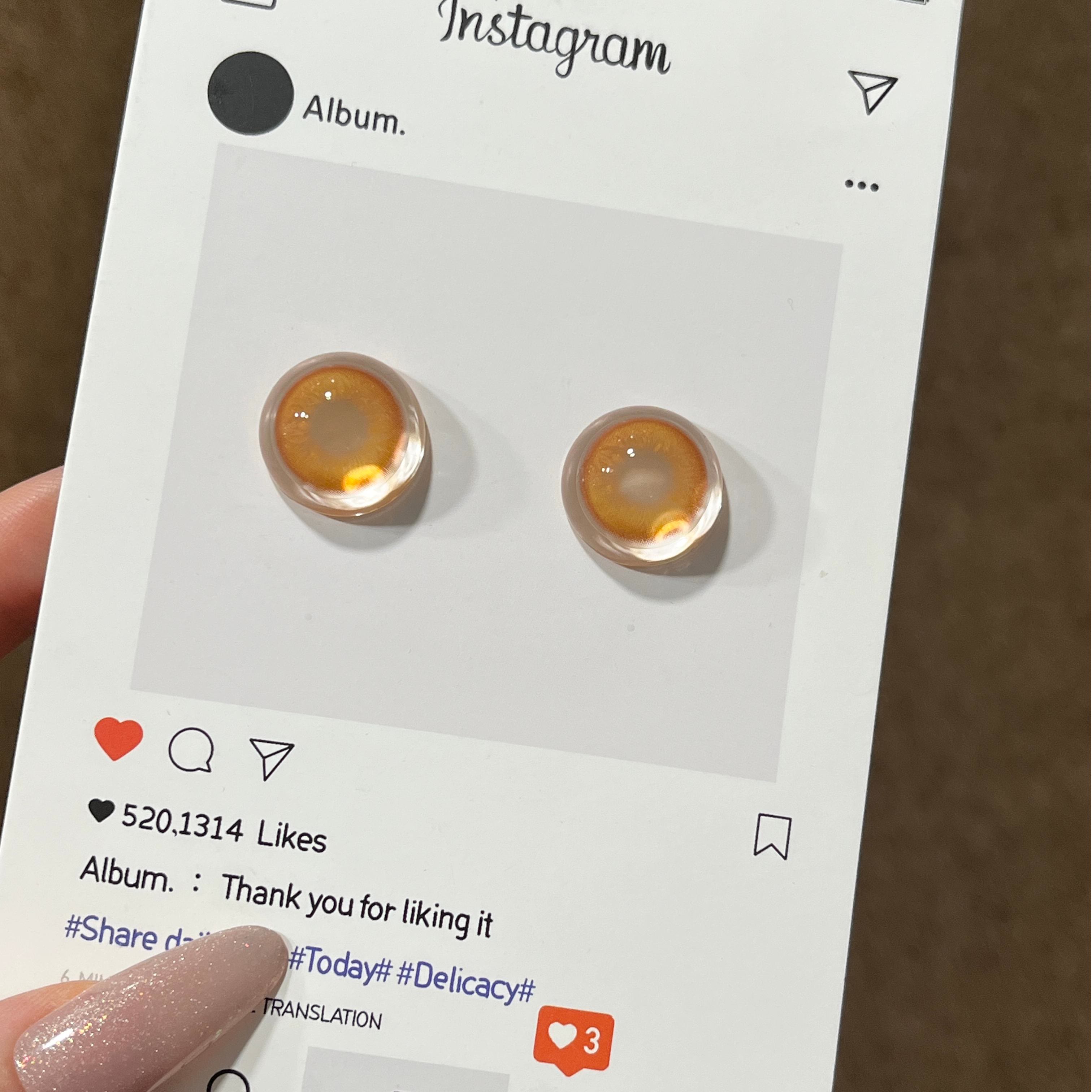 Dollpoison Gleam Brown 1-Day Cosplay Colored Contacts - image 4