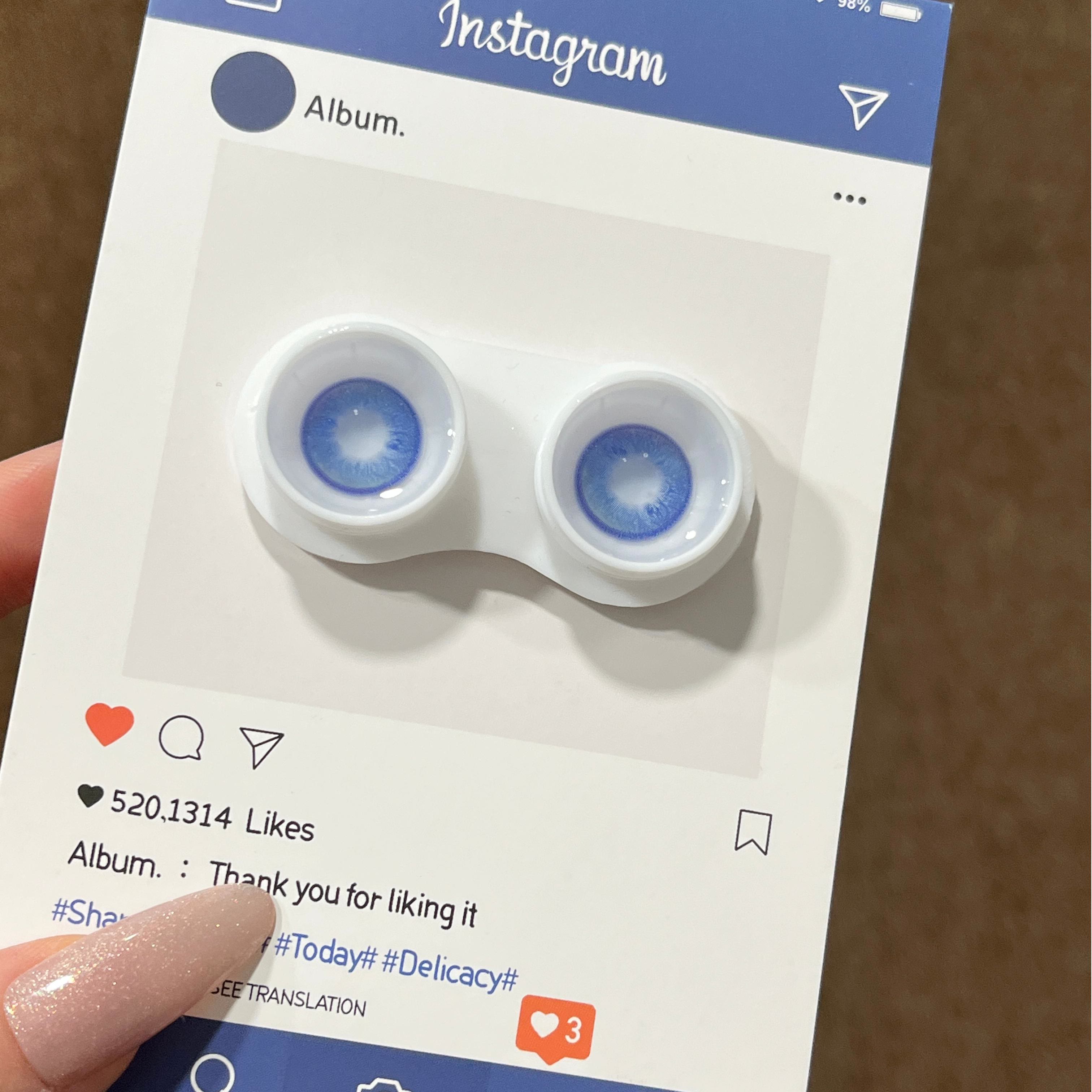 Dollpoison Gleam Blue 1-Day Cosplay Colored Contacts - image 4