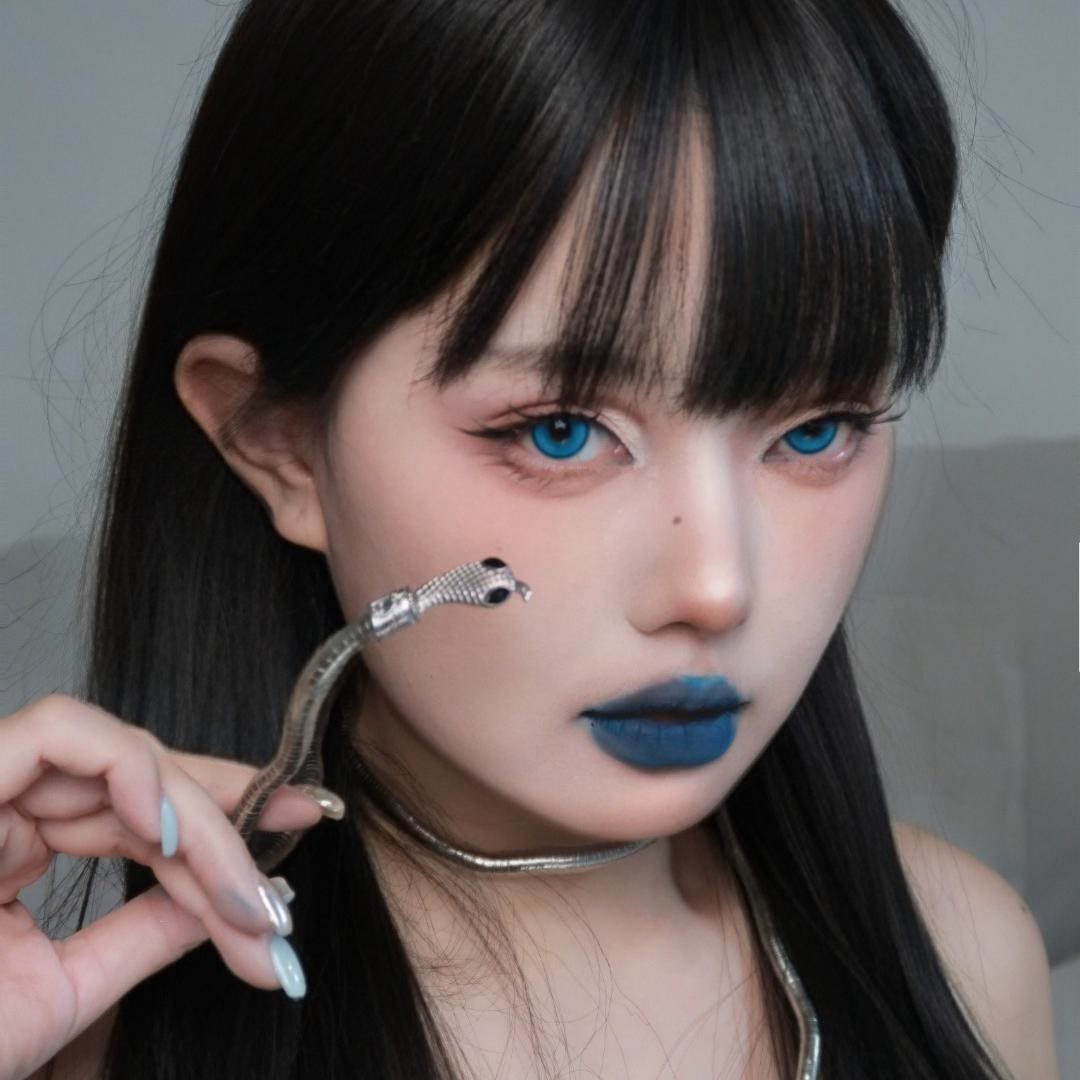 Dollpoison Nova Blue 1-Day Cosplay Colored Contacts - image 2