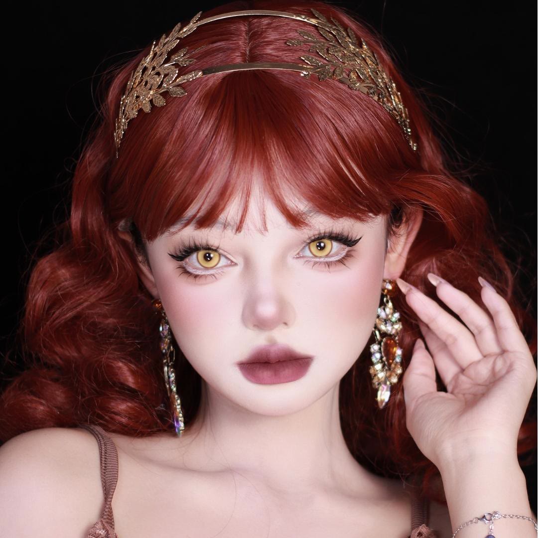 Dollpoison Nova Gold Brown 1-Day Cosplay Colored Contacts - image 3