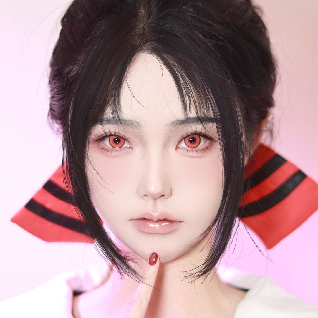 Dollpoison Nova Red 1-Day Cosplay Colored Contacts - image 2