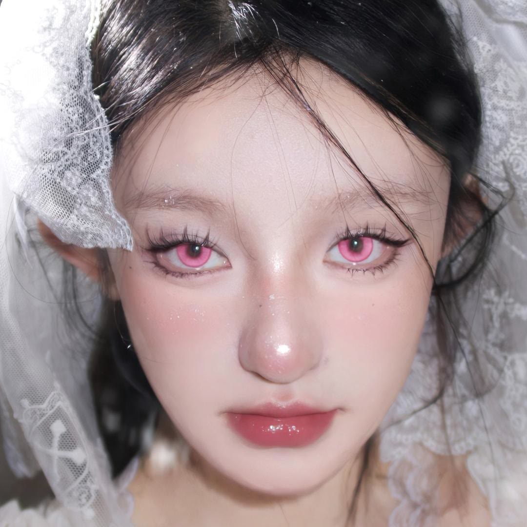 Dollpoison Nocturne Pink 1-Day Cosplay Colored Contacts - image 2