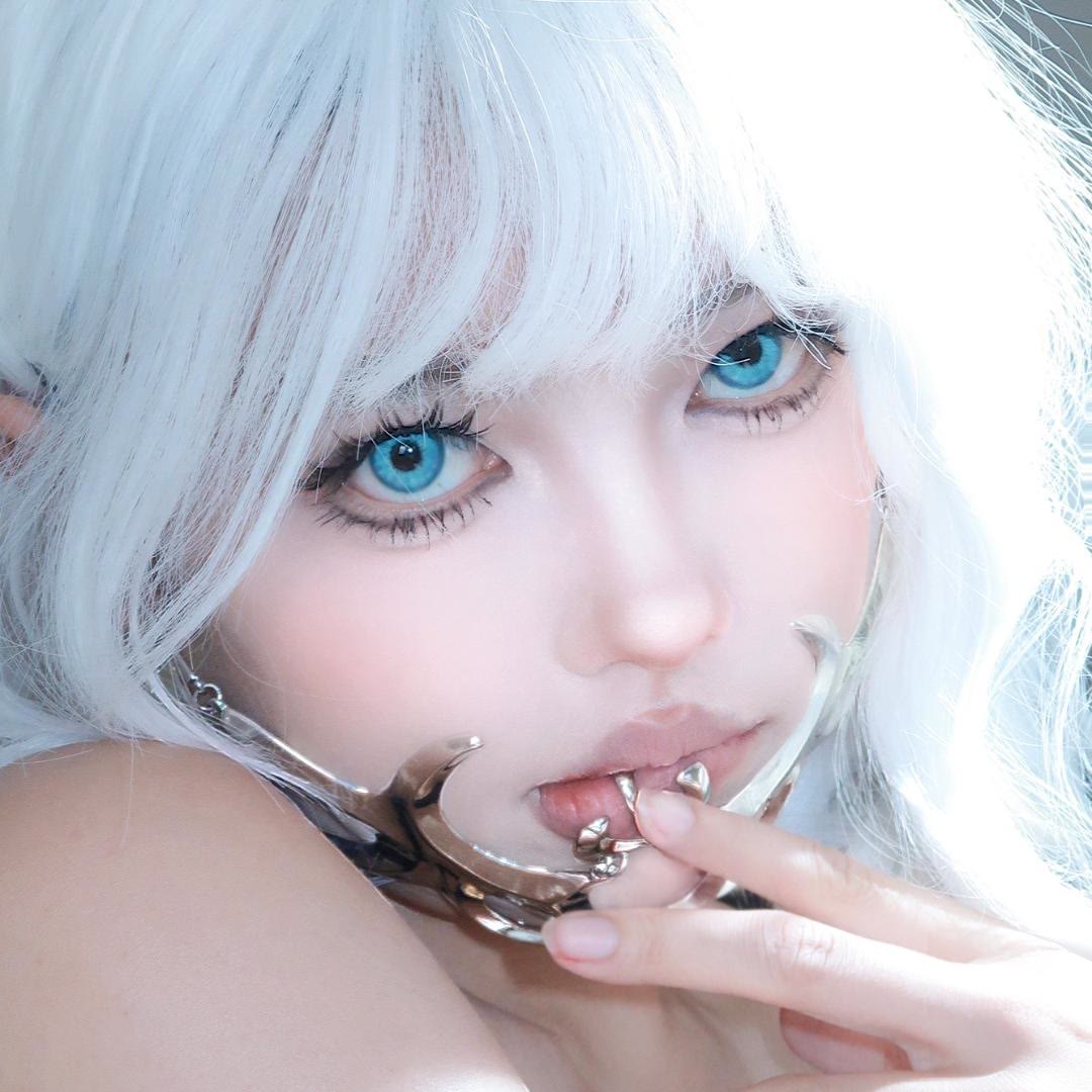 Dollpoison Vita Blue 1-Day Cosplay Colored Contacts - image 3