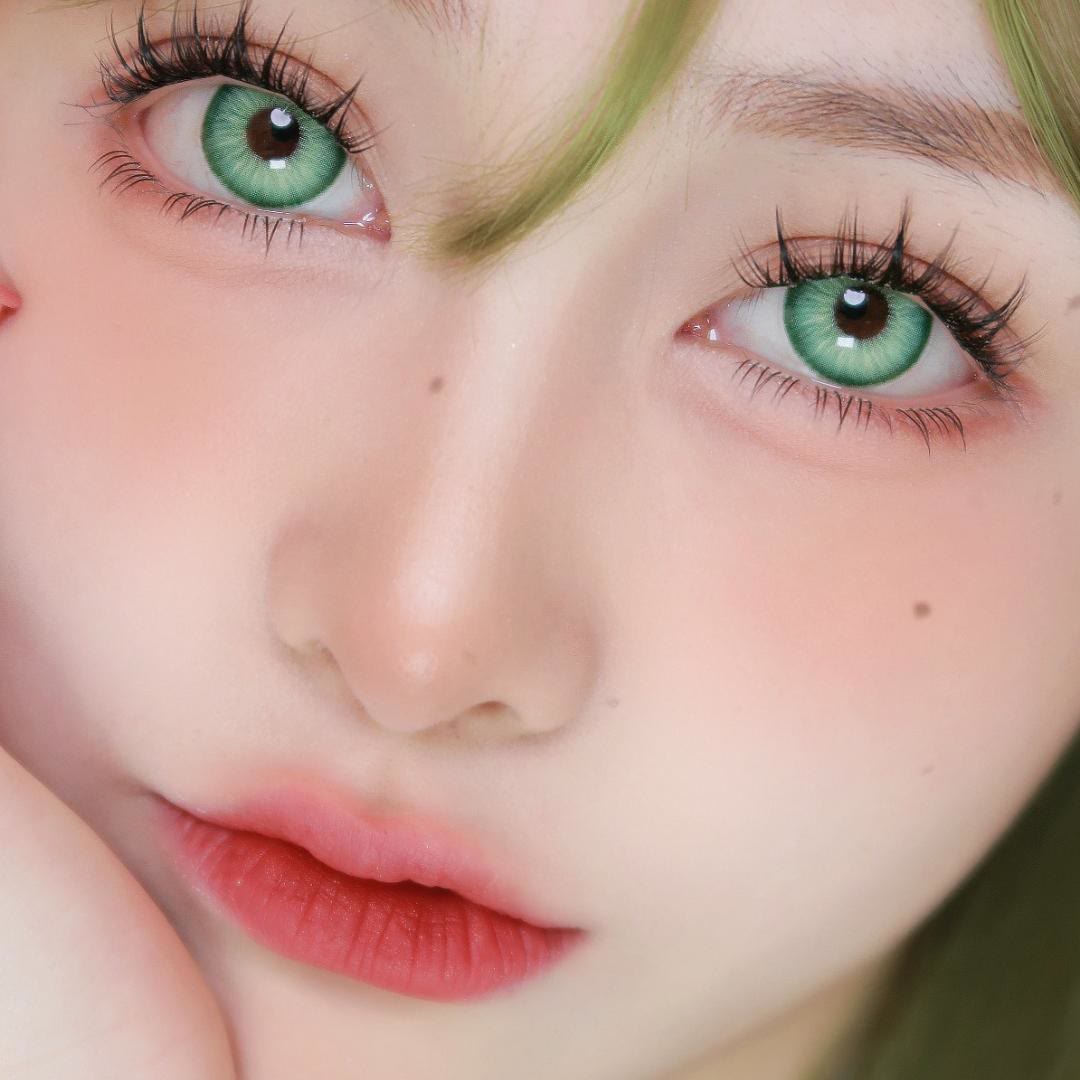 Dollpoison Core Green 1-Day Cosplay Colored Contacts - image 2