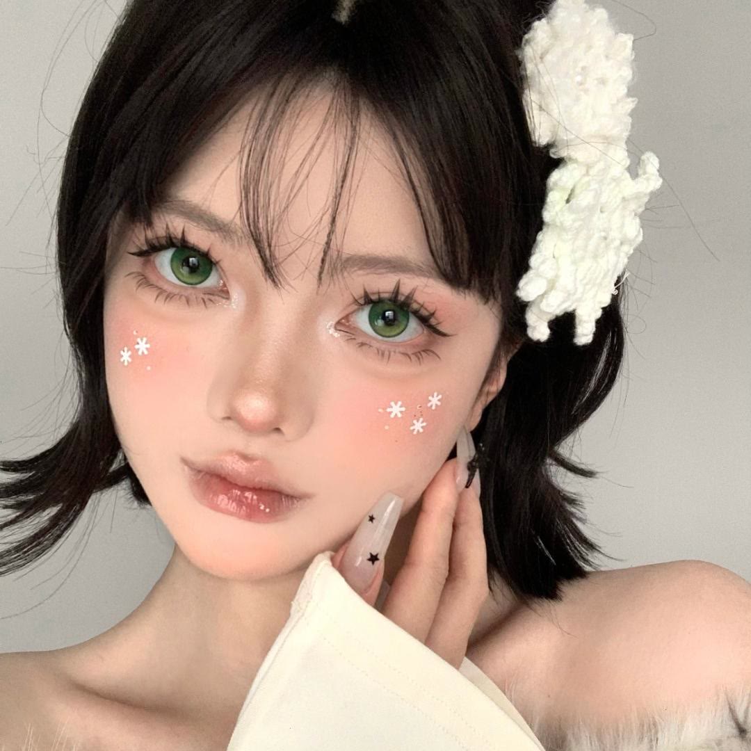Dollpoison Eden Green 1-Day Cosplay Colored Contacts - image 2