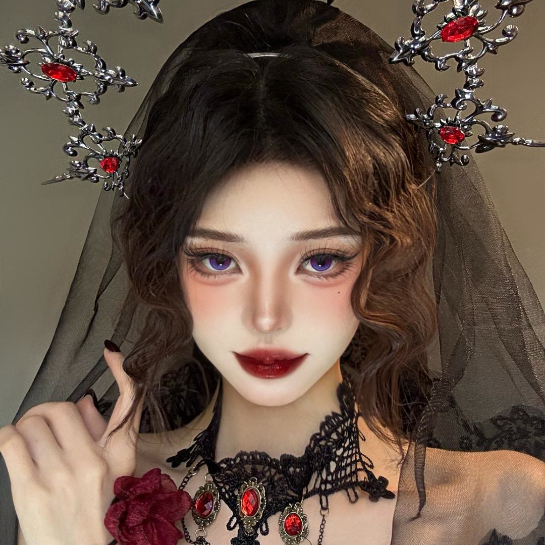 Dollpoison Eden Violet 1-Day Cosplay Colored Contacts - image 2