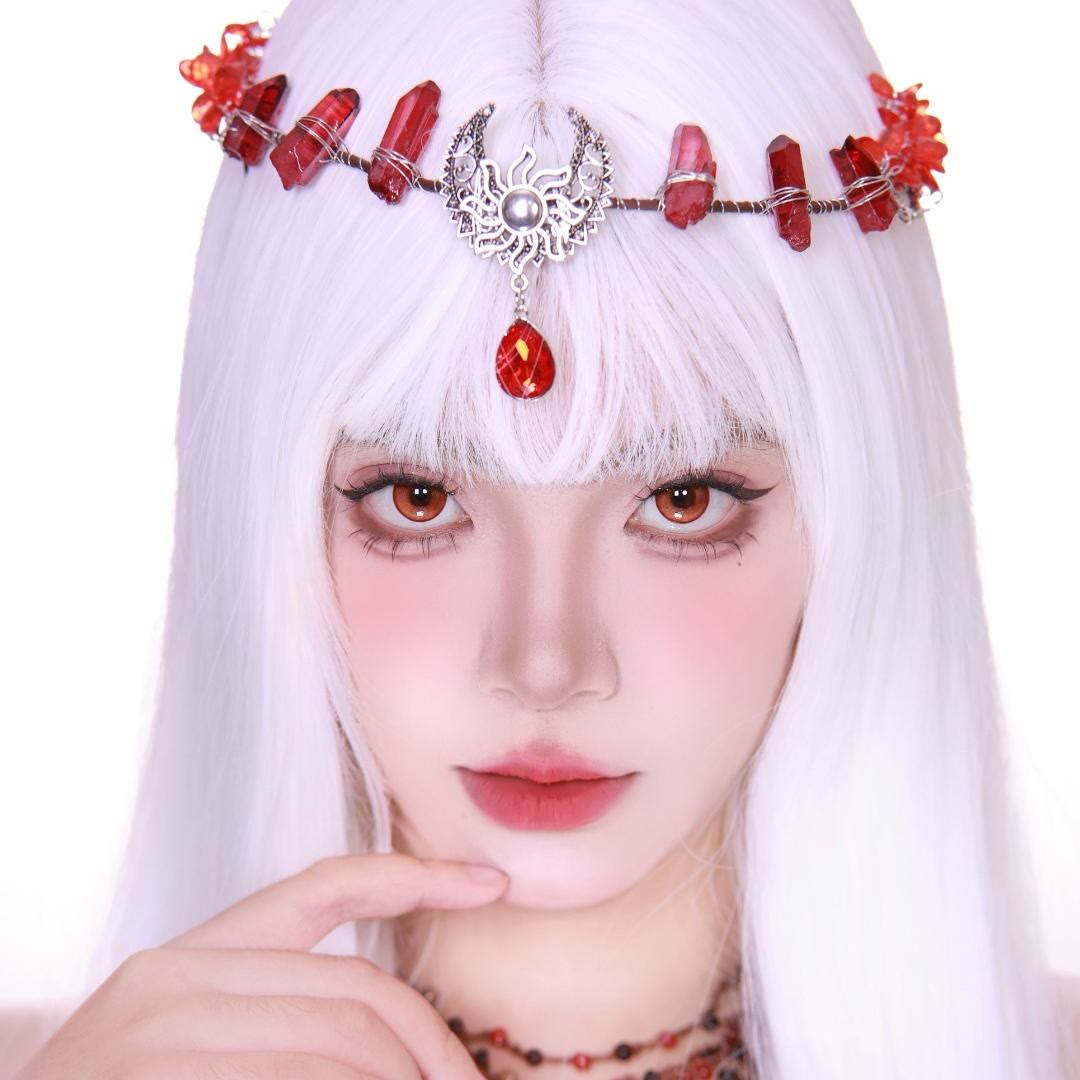 Dollpoison Eden Red 1-Day Cosplay Colored Contacts - image 2