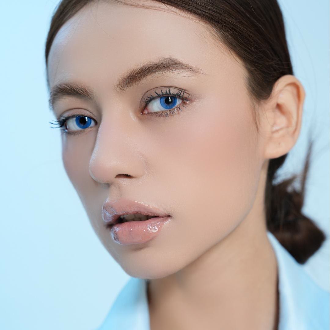 Dollpoison Mini Pupil Brilliant Blue 1-Day Cosplay Colored Contacts - image 4