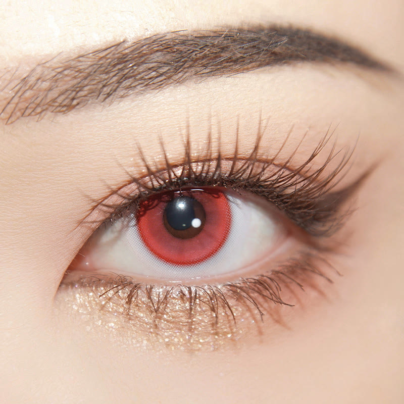 Dollpoison Mini Pupil Red 1-Day Cosplay Colored Contacts - image 1