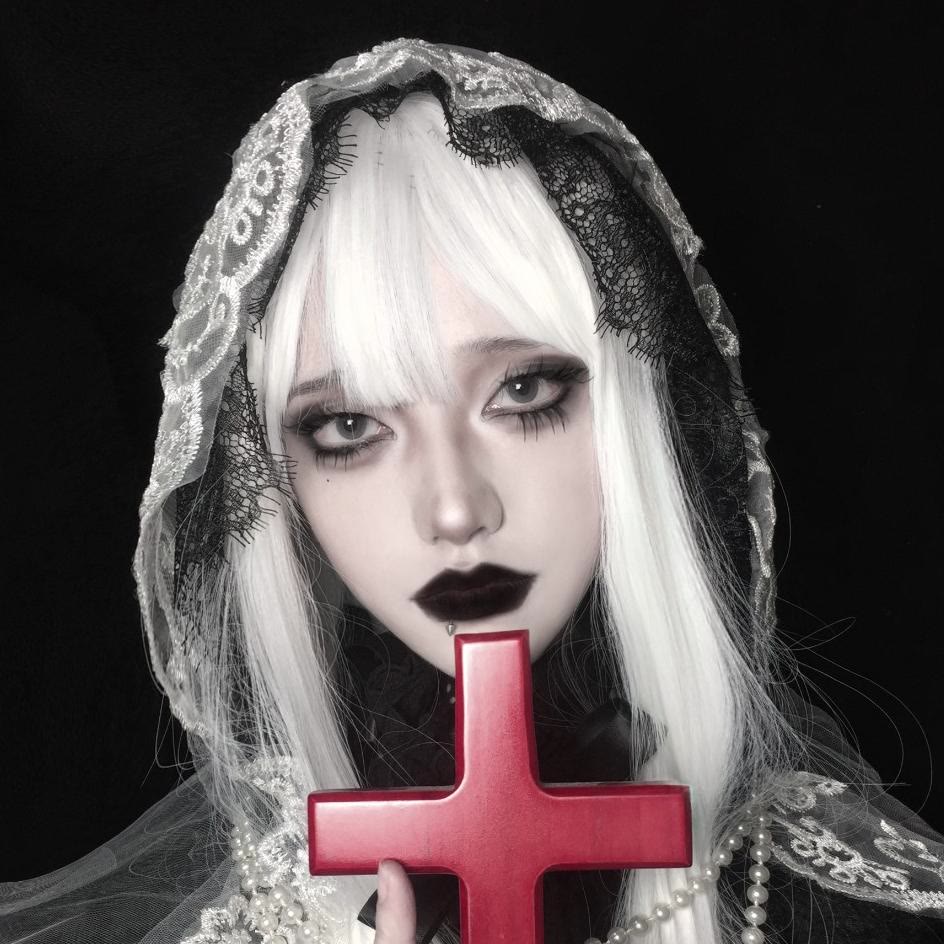 Dollpoison Mini Pupil Grey 1-Day Cosplay Colored Contacts - image 3