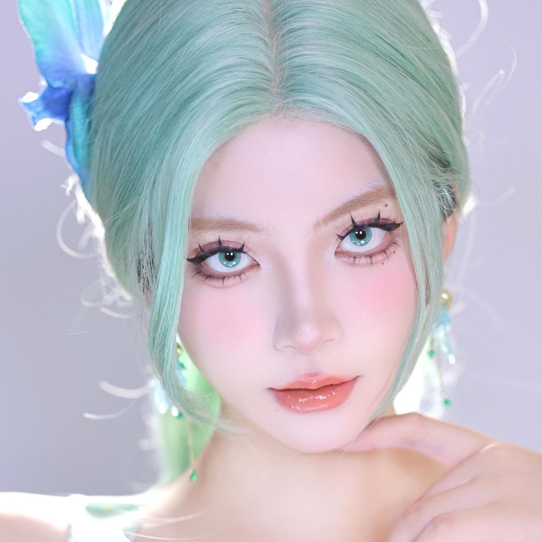 Dollpoison Mini Pupil Green 1-Day Cosplay Colored Contacts - image 3