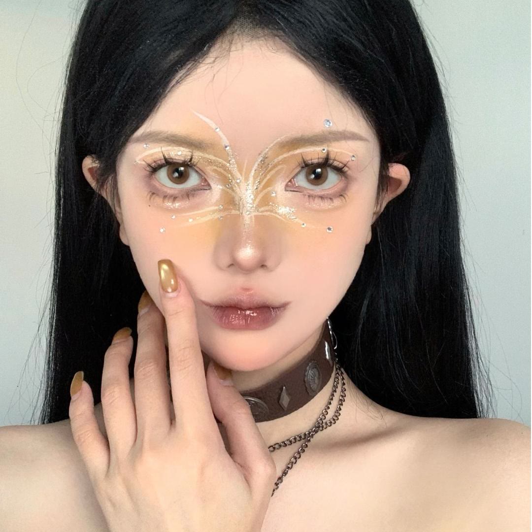 Dollpoison Mini Pupil Brown 1-Day Cosplay Colored Contacts - image 3