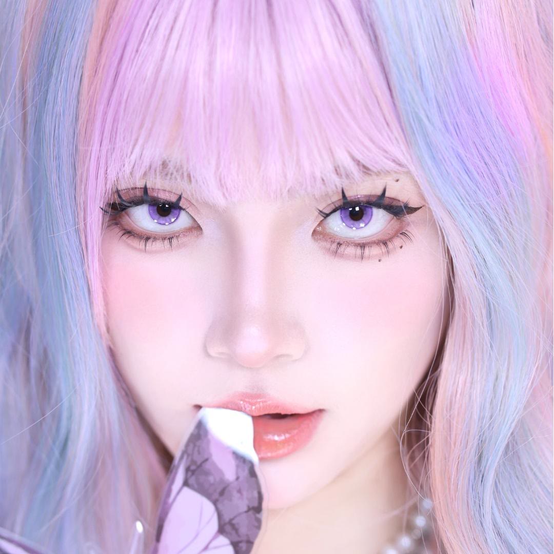 Dollpoison Mini Pupil Violet 1-Day Cosplay Colored Contacts - image 3