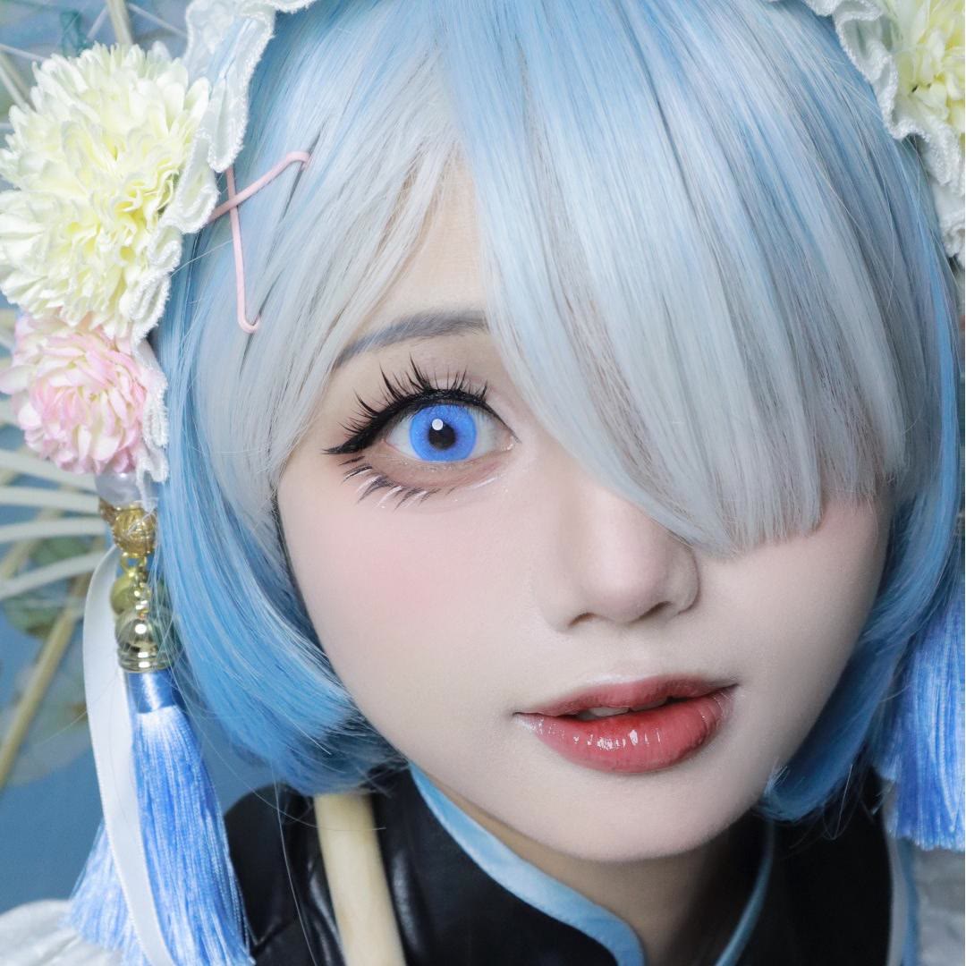 Dollpoison Aurelia Blue 1-Day Cosplay Colored Contacts - image 2