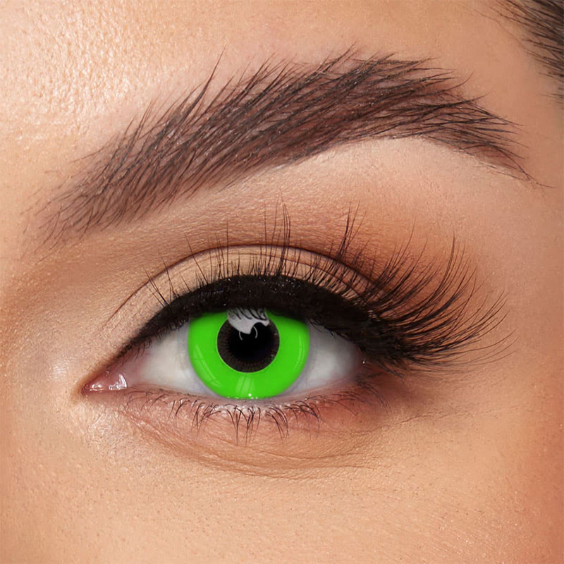 Dollpoison Block Brilliant Green Yearly Cosplay Colored Contacts - image 1