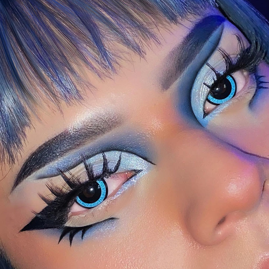 Dollpoison Nebula Blue Yearly Cosplay Colored Contacts - image 3