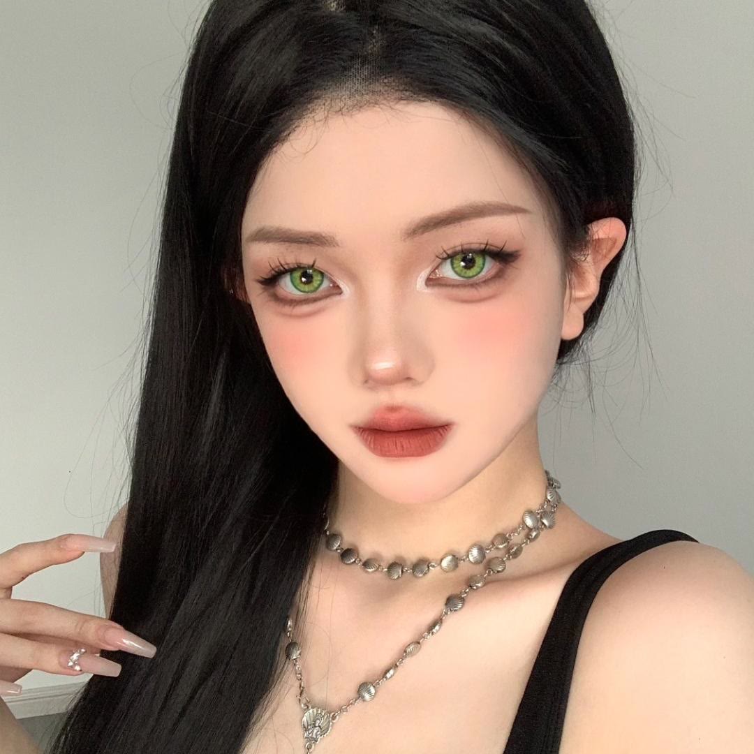 Dollpoison Vita Green 1-Day Cosplay Colored Contacts - image 3