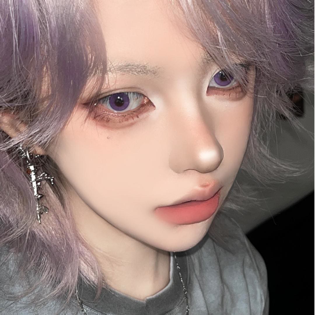 Dollpoison Mini Pupil Violet 1-Day Cosplay Colored Contacts - image 4