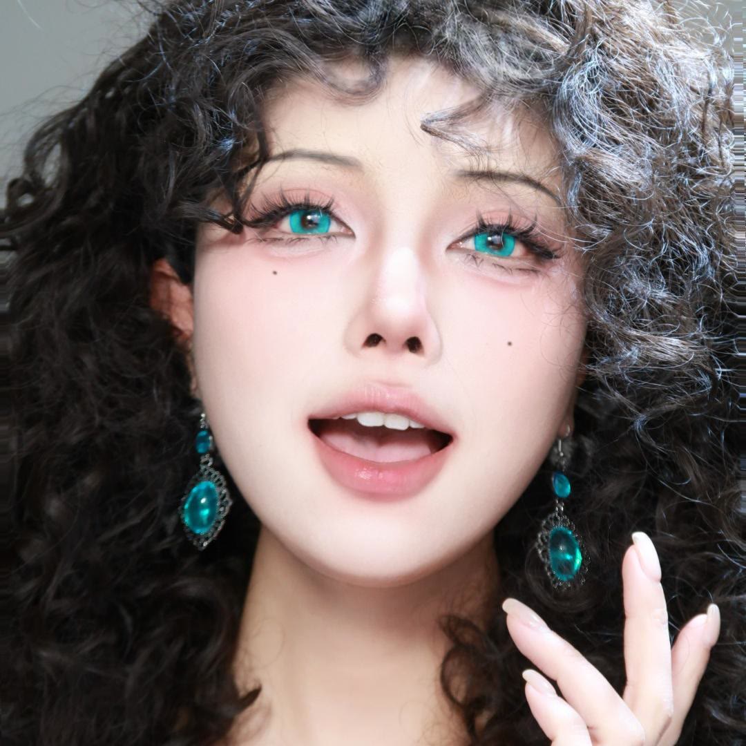 Dollpoison Nocturne Turquoise 1-Day Cosplay Colored Contacts - image 4