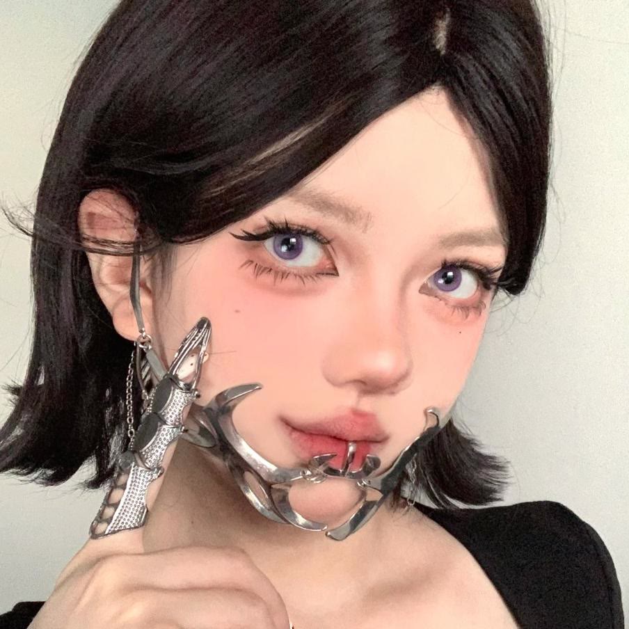 Dollpoison Mini Pupil Violet 1-Day Cosplay Colored Contacts - image 5