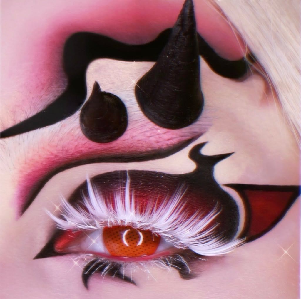 Dollpoison Blind Mesh Red Yearly Prescription Cosplay Colored Contacts - image 4