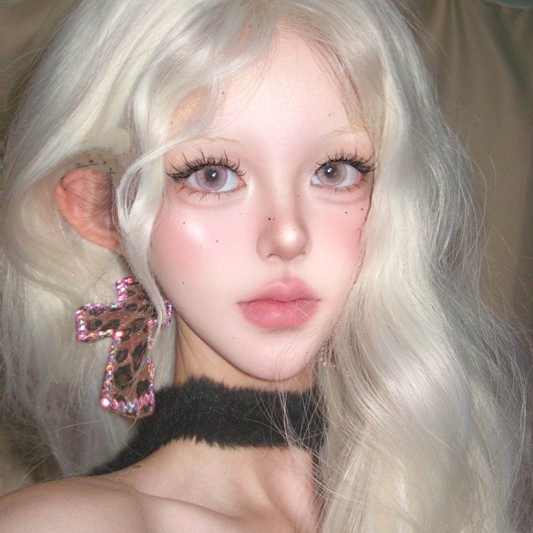 Dollpoison Aurelia Pink 1-Day Cosplay Colored Contacts - image 4