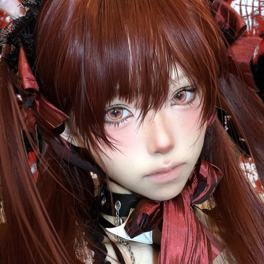 Dollpoison Themis Pink 1-Day Cosplay Colored Contacts - image 3