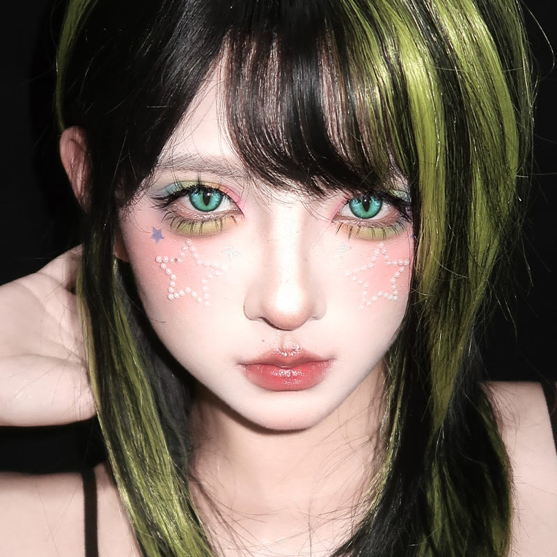 Dollpoison Dragon Soul Green 1-Day Cosplay Colored Contacts - image 7