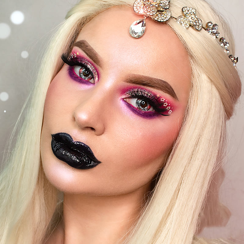 Dollpoison Demon Red Yearly Cosplay Colored Contacts - image 3