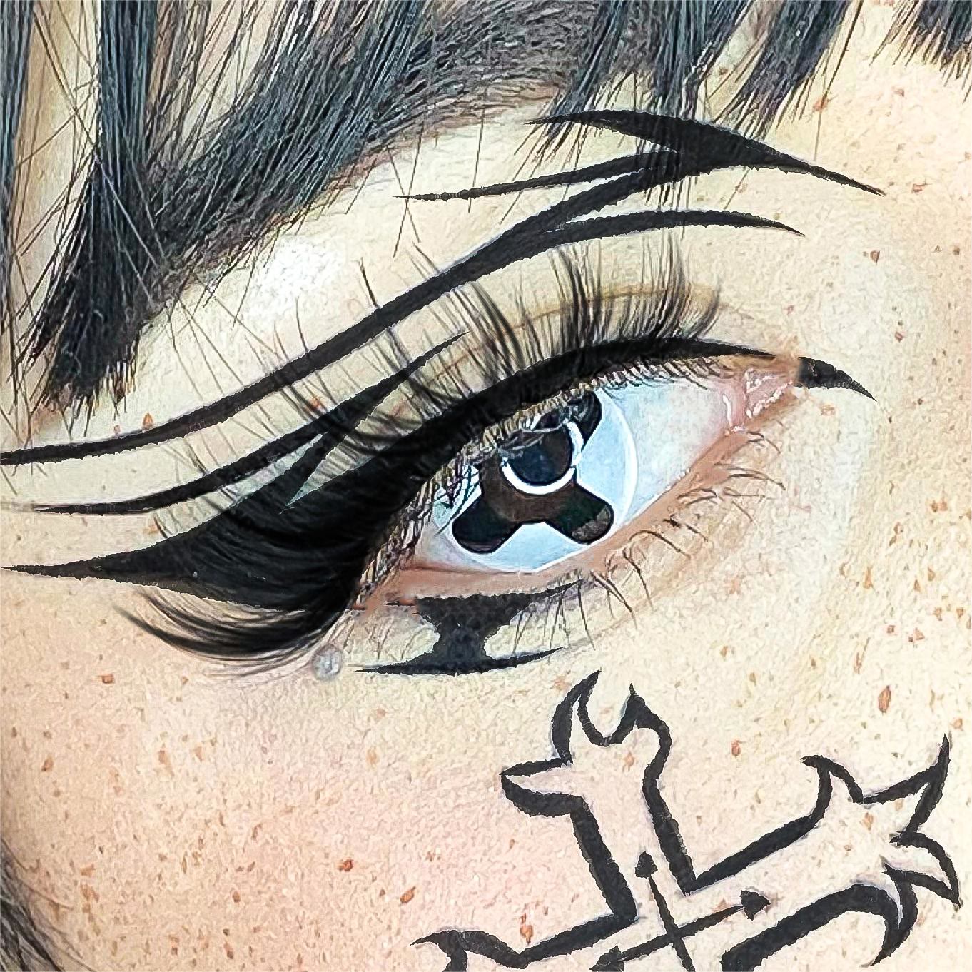 Dollpoison Cross Black Yearly Cosplay Colored Contacts - image 4