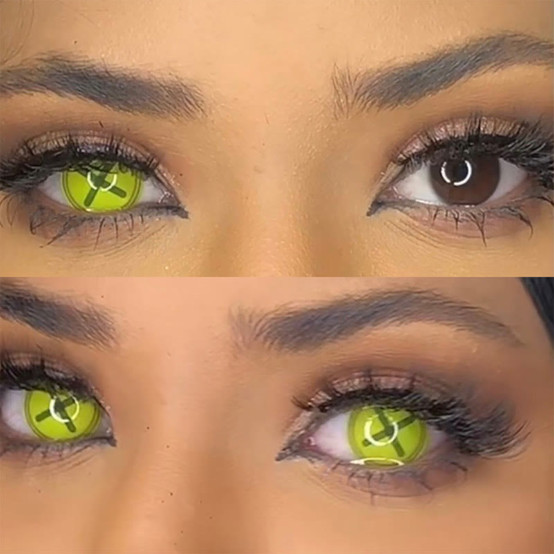 Dollpoison Button Eye Green Yearly Cosplay Colored Contacts - image 3