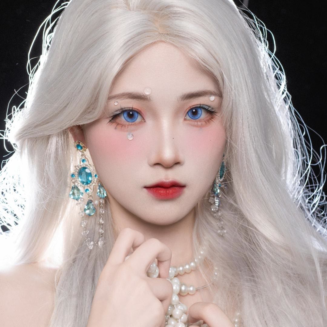 Dollpoison Aurelia Blue 1-Day Cosplay Colored Contacts - image 3