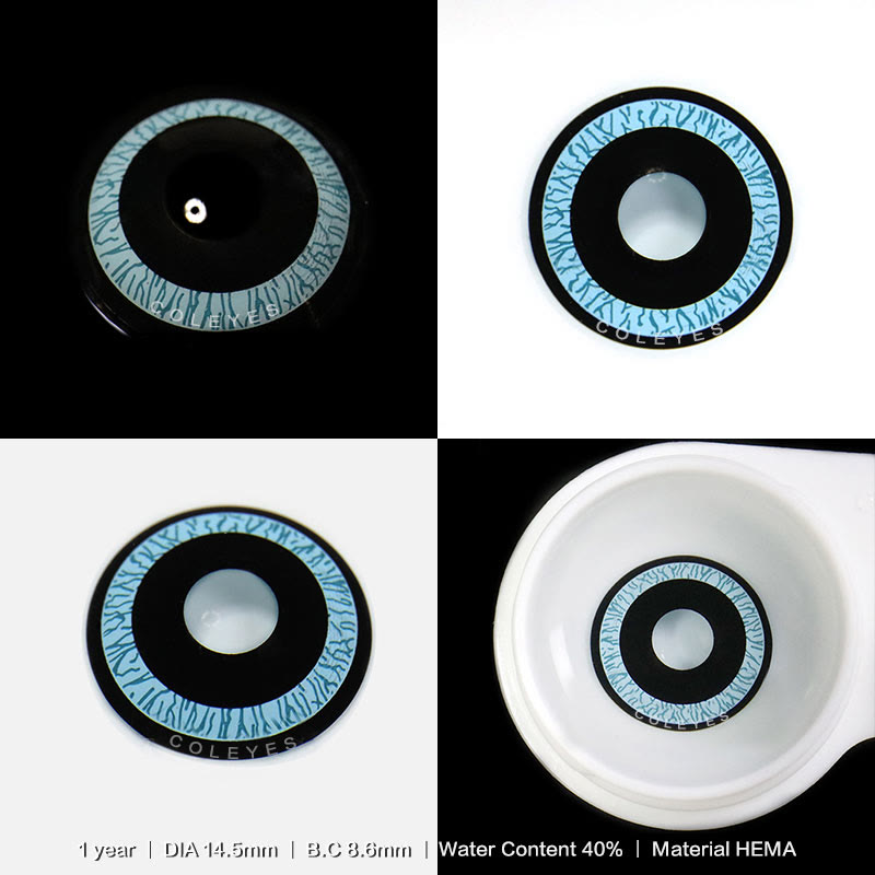 Dollpoison Nebula Blue Yearly Cosplay Colored Contacts - image 5