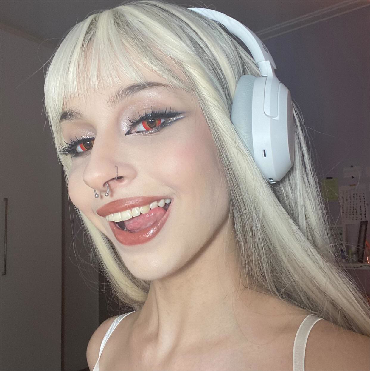 Dollpoison Cat Eye Reddish Brown Yearly Cosplay Colored Contacts - image 3