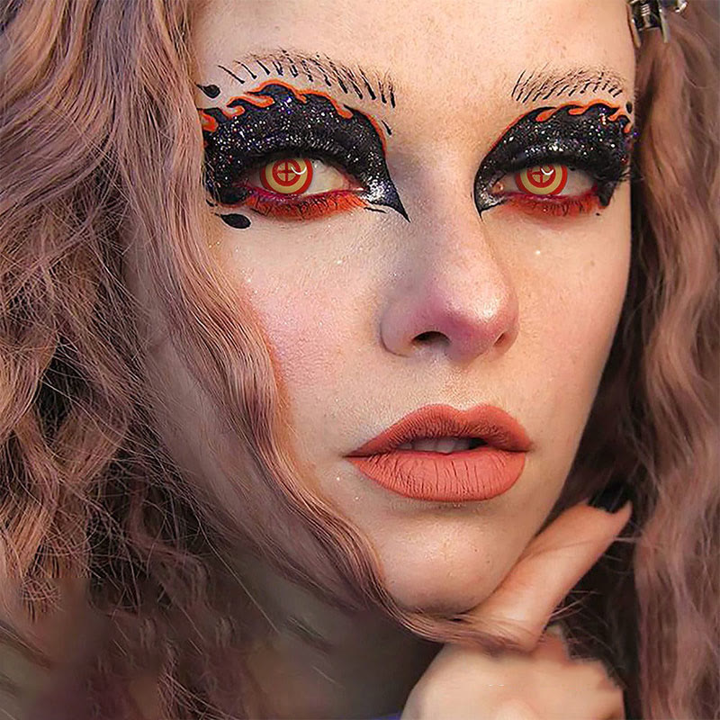 Dollpoison Chainsaw Man Power Red Yearly Cosplay Colored Contacts - image 7