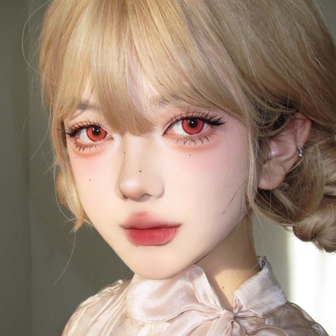 Dollpoison Nova Red 1-Day Cosplay Colored Contacts - image 3