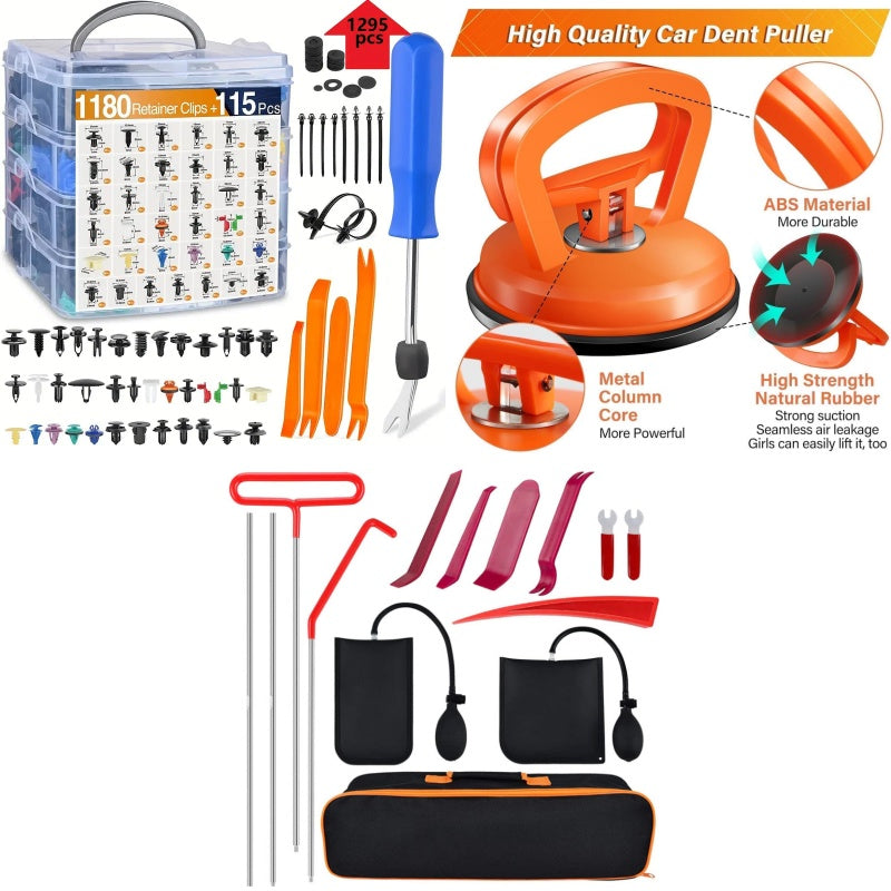 925pcs-1295Pcs Car Retainer Clips & Fastener Remover（limited-time discount）