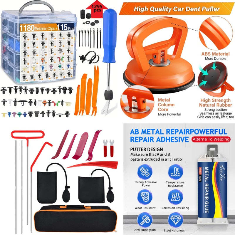 925pcs-1295Pcs Car Retainer Clips & Fastener Remover（limited-time discount）