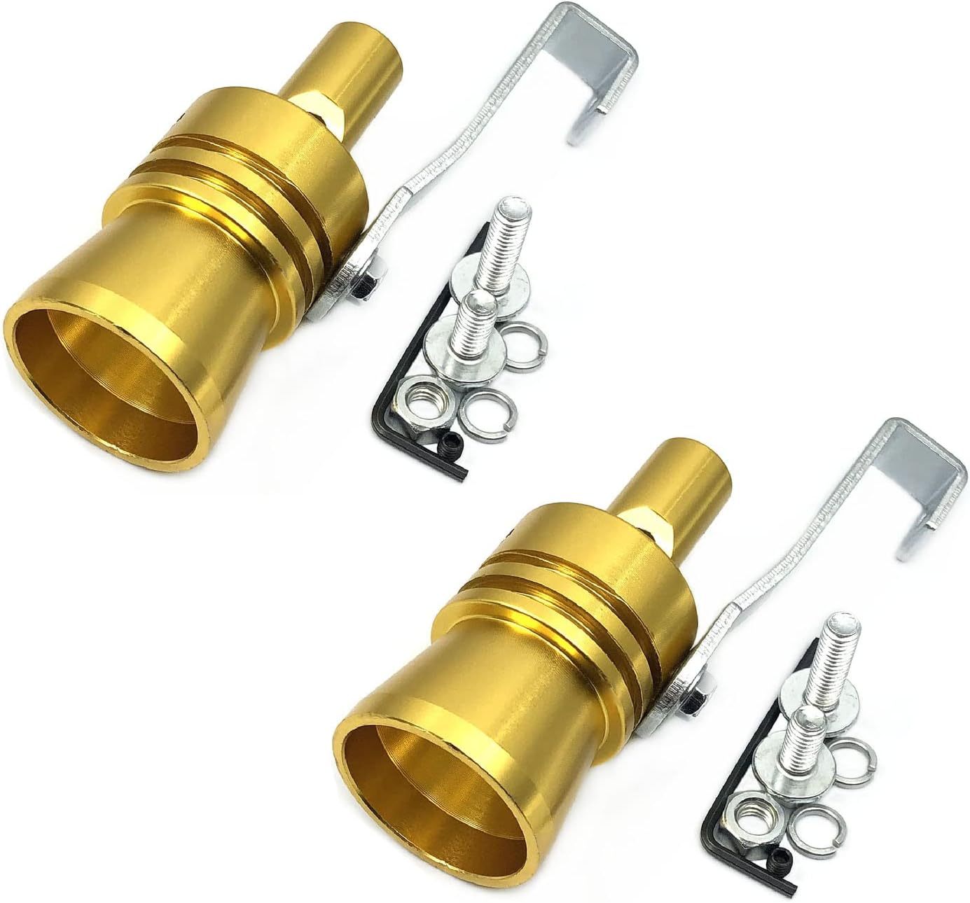 3Pcs Car Turbo Sound Universal Aluminum