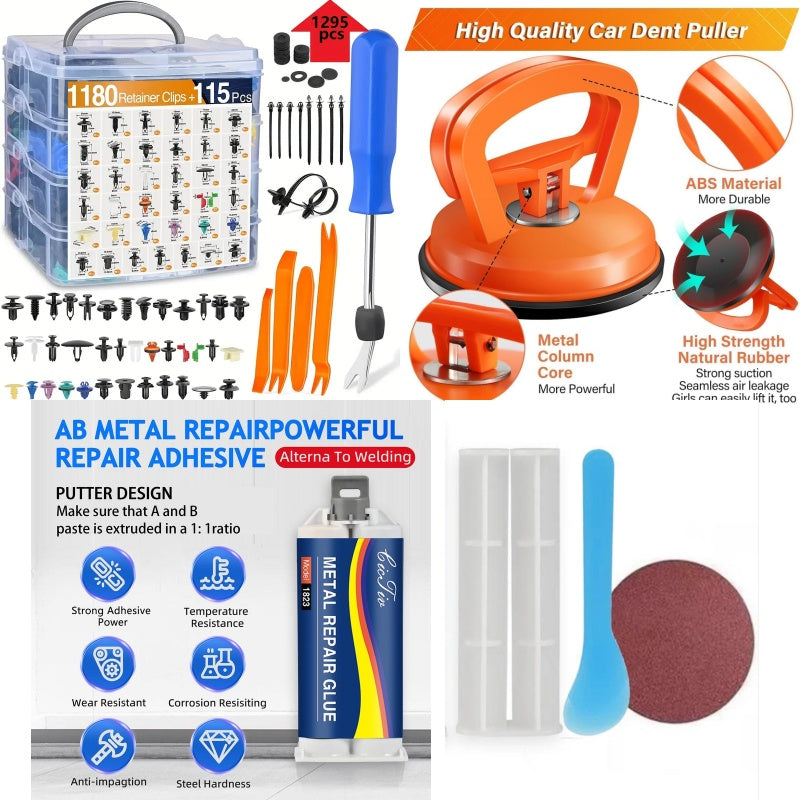 925pcs-1295Pcs Car Retainer Clips & Fastener Remover（limited-time discount）