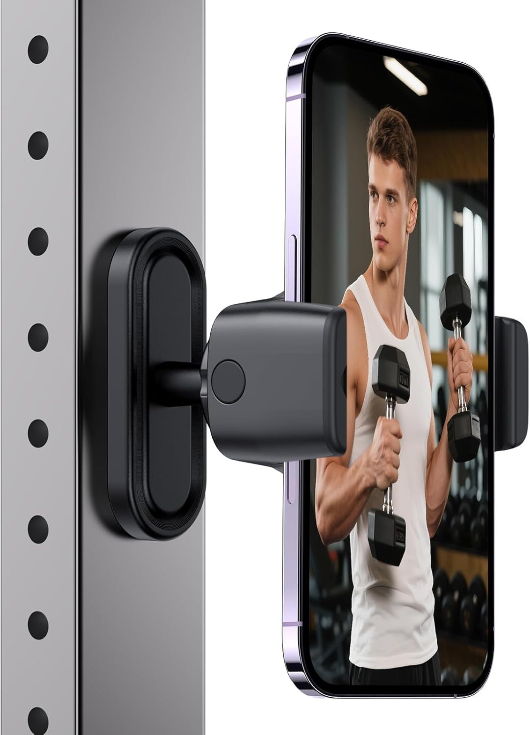 Magnetic Phone Holder for Gym - 360 °
