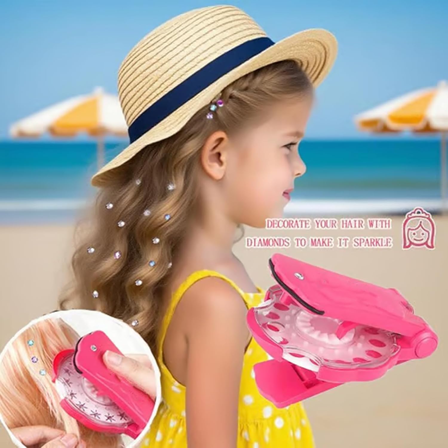  Hair Gemstone Styling Set