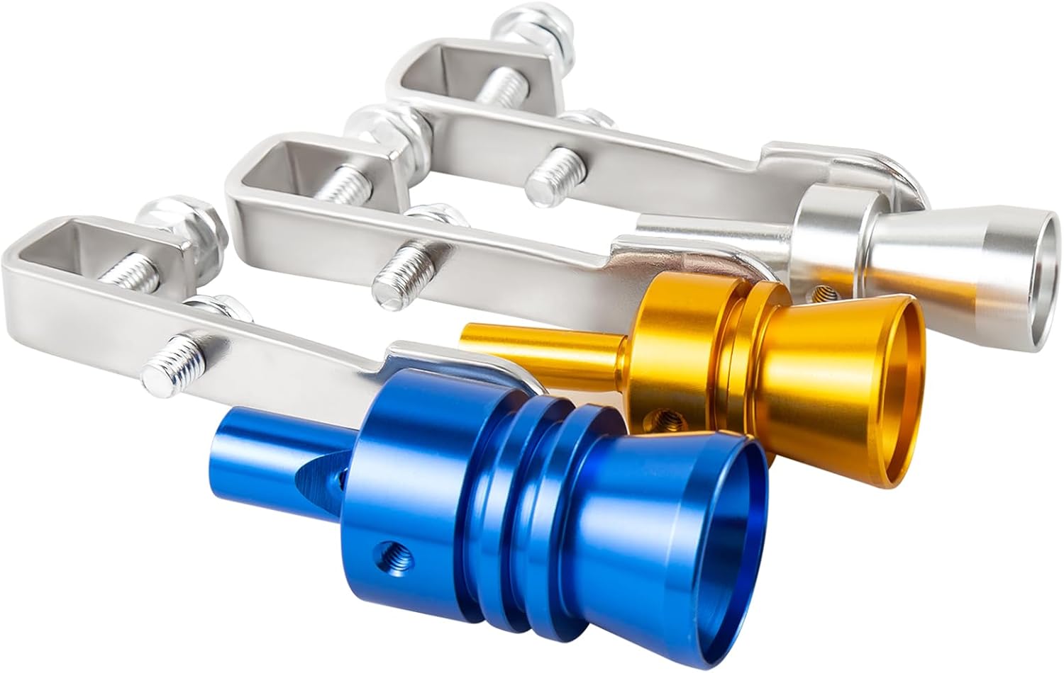 3Pcs Car Turbo Sound Universal Aluminum