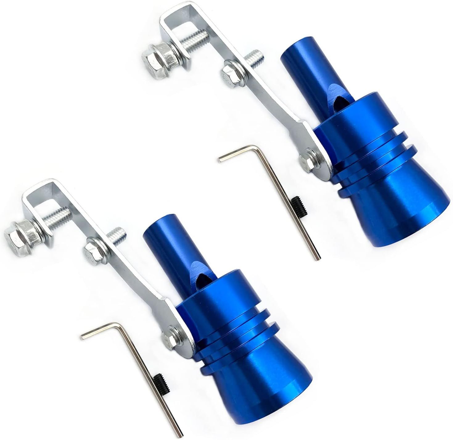 3Pcs Car Turbo Sound Universal Aluminum